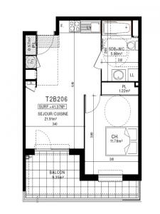 Annonce Location 2 pices Appartement Clermont-ferrand 63