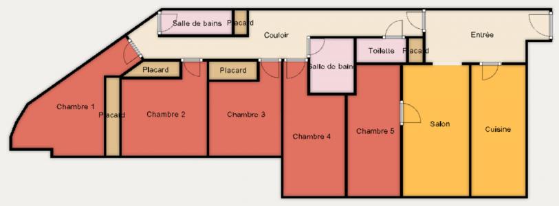 For rent Asnieres-sur-seine 6 rooms 23 m2 Hauts de Seine (92600) photo 4