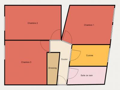 Annonce Location 3 pices Appartement Paris-20eme-arrondissement 75