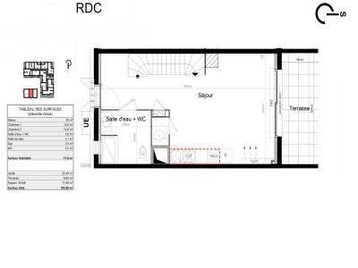 For sale Sauvian 3 rooms 71 m2 Herault (34410) photo 2