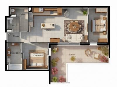 For sale Sauvian 3 rooms 72 m2 Herault (34410) photo 1