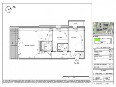 Annonce Location 3 pices Appartement Seclin 59