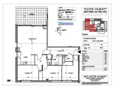 Annonce Location 4 pices Appartement Saint-nazaire 44
