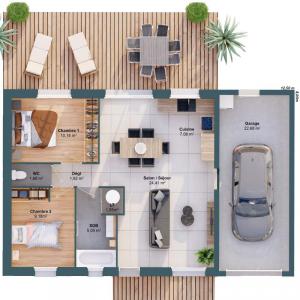 Acheter Maison 61 m2 Rue-saint-pierre