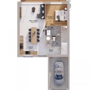 Acheter Maison 110 m2 Beauvoir-sur-mer