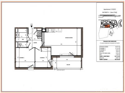 For sale Beziers 3 rooms 61 m2 Herault (34500) photo 1