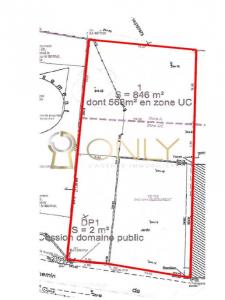 Acheter Terrain 846 m2 Miserieux