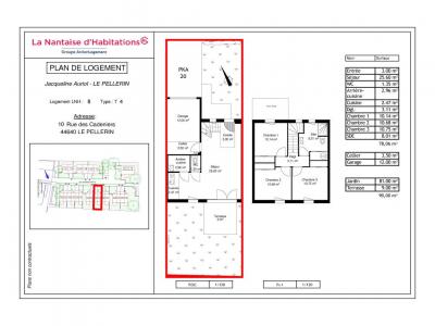 For rent Pellerin 4 rooms 78 m2 Loire atlantique (44640) photo 1