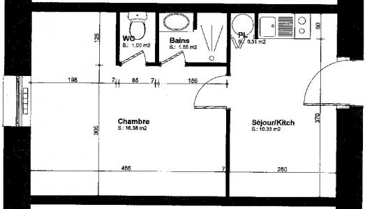 For rent Nantes 1 room 29 m2 Loire atlantique (44000) photo 3