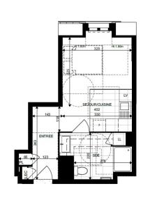 For rent Blanc-mesnil 1 room 25 m2 Seine saint denis (93150) photo 0