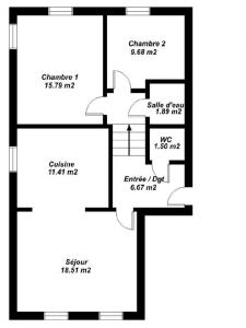 For rent Barr 3 rooms 65 m2 Bas rhin (67140) photo 2