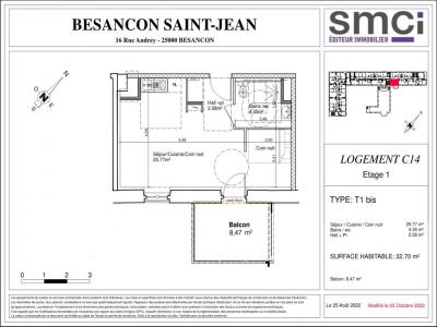 Annonce Location Appartement Besancon 25