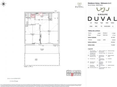 Annonce Location 2 pices Appartement Poitiers 86