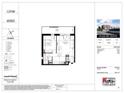 Louer Appartement 45 m2 Poitiers