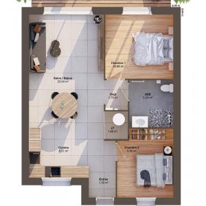 Acheter Maison 62 m2 Rabateliere