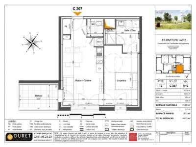 For rent Cholet 2 rooms 41 m2 Maine et loire (49300) photo 0