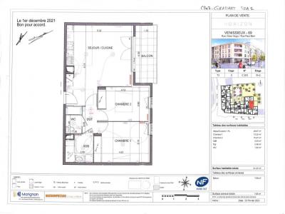 For rent Venissieux 3 rooms 61 m2 Rhone (69200) photo 3