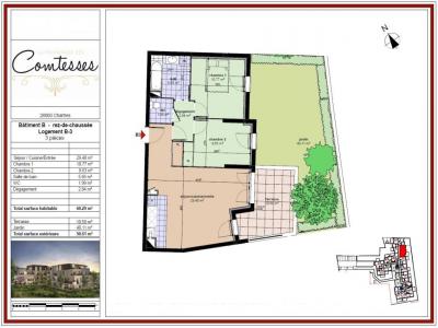 Annonce Location 3 pices Appartement Chartres 28