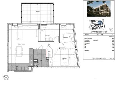 Annonce Vente 4 pices Appartement Sete 34