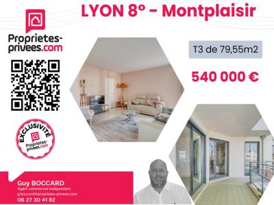 For sale Lyon-8eme-arrondissement 3 rooms 79 m2 Rhone (69008) photo 0