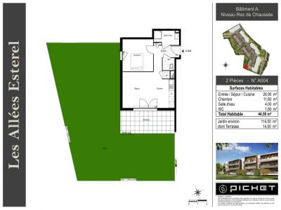 Annonce Location 2 pices Appartement Frejus 83