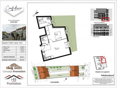Annonce Location 2 pices Appartement Osny 95