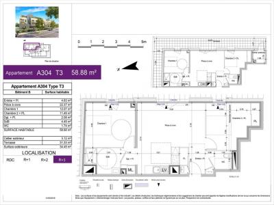 Louer Appartement Carpiquet Calvados