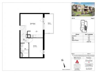 For rent Brumath 2 rooms 41 m2 Bas rhin (67170) photo 4