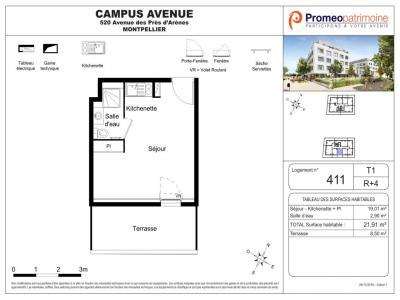 Louer Appartement Montpellier 433 euros