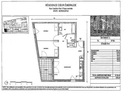 Annonce Location 3 pices Appartement Bondoufle 91