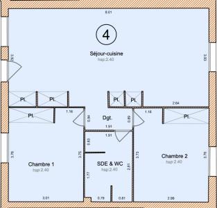 For sale Morestel 3 rooms 60 m2 Isere (38510) photo 4