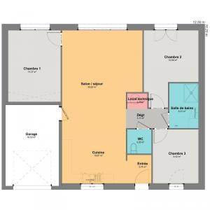 For sale Asnieres-sur-nouere 5 rooms 92 m2 Charente (16290) photo 2