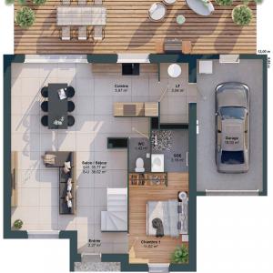 For sale Locmine 6 rooms 105 m2 Morbihan (56500) photo 2