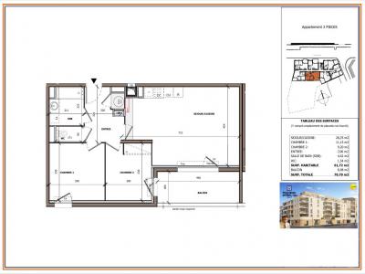 Annonce Vente 3 pices Appartement Beziers 34