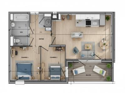 Acheter Appartement 61 m2 Beziers