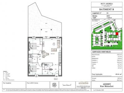 For sale Aressy 3 rooms 69 m2 Pyrenees atlantiques (64320) photo 1