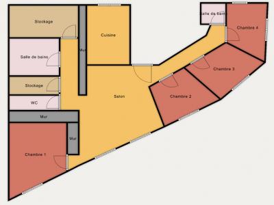 Annonce Location 5 pices Appartement Paris-18eme-arrondissement 75