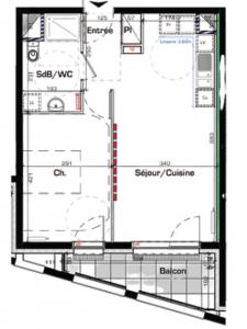 For rent Hagondange 2 rooms 45 m2 Moselle (57300) photo 1