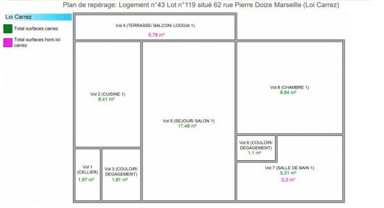 For sale Marseille-10eme-arrondissement 2 rooms 45 m2 Bouches du Rhone (13010) photo 0