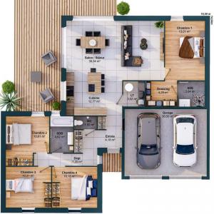 For sale Mouzeil 6 rooms 115 m2 Loire atlantique (44850) photo 4