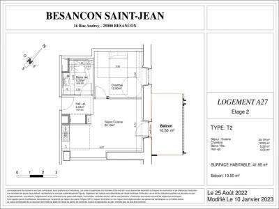 For rent Besancon 2 rooms 41 m2 Doubs (25000) photo 1
