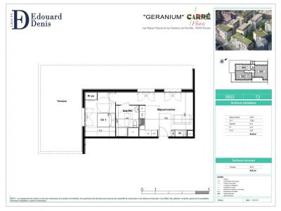 For rent Rouen 2 rooms 46 m2 Seine maritime (76100) photo 3