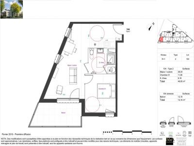 Annonce Location 2 pices Appartement Tours 37