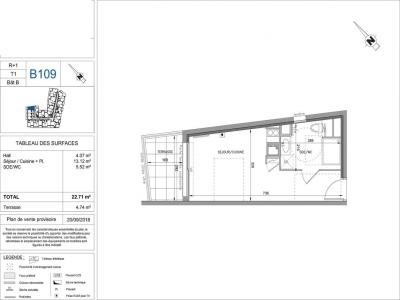 Louer Appartement 22 m2 Montpellier