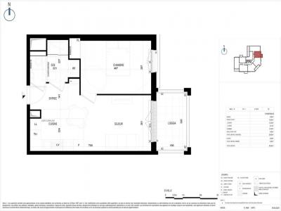 For rent Plessis-robinson 2 rooms 39 m2 Hauts de Seine (92350) photo 1