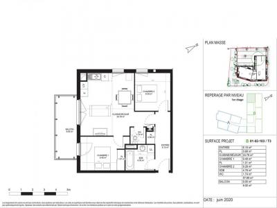 Annonce Location 3 pi�ces Appartement Longvic 21