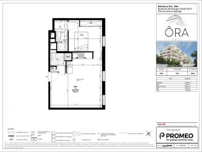 For rent Sete 2 rooms 43 m2 Herault (34200) photo 1