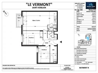 Annonce Location 3 pi�ces Appartement Saint-herblain 44
