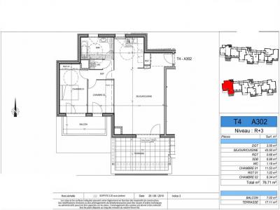 Louer Appartement 76 m2 Dijon