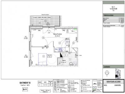 For rent Metz 2 rooms 43 m2 Moselle (57070) photo 3